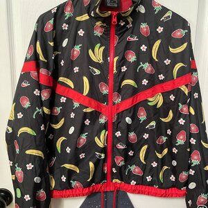 Nike Strawberry and Banana Windbreaker Jacket